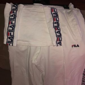Fila crop top and wide leg pants